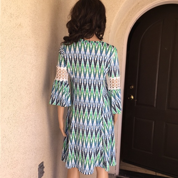 NWT Ny Collection multicolored Women’s drees Sz PS - Picture 3 of 8